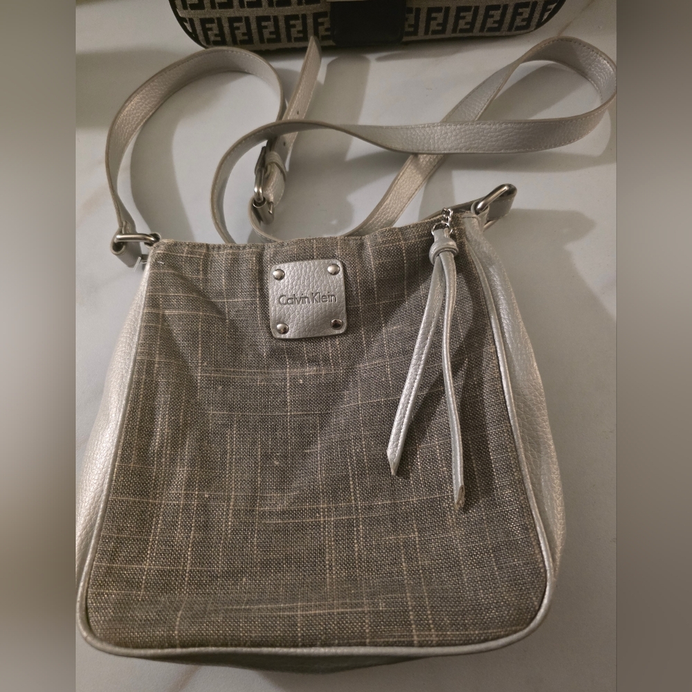 Calvin Klein Gray Crossbody Bag